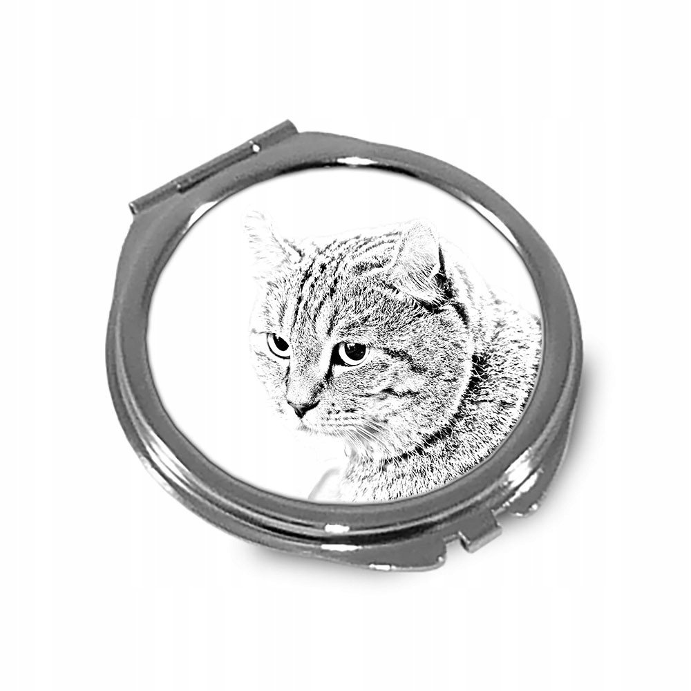 Kot Highland Lynx Lusterko kieszonkowe składane