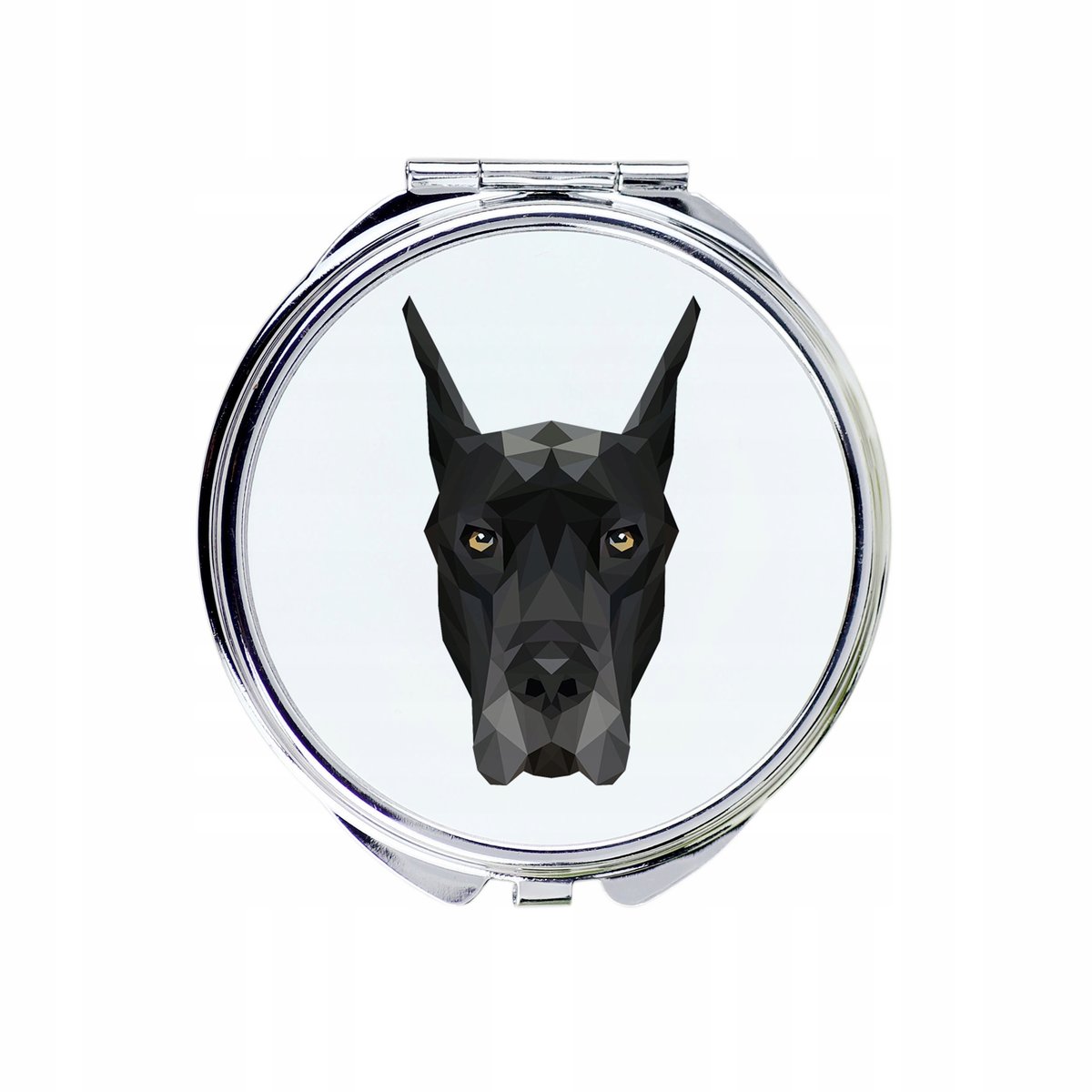 Dog niemiecki Lusterko składane Pies geometryczny