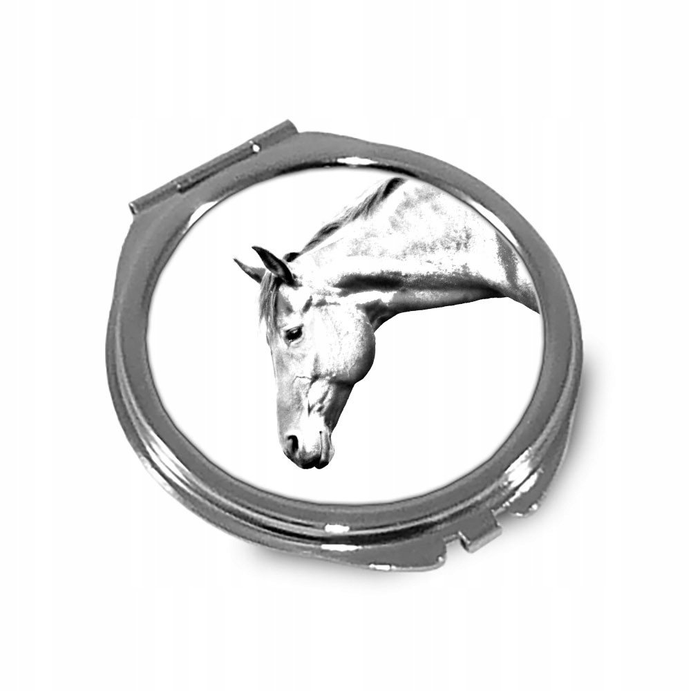 Koń Quarter Horse Lusterko kieszonkowe składane