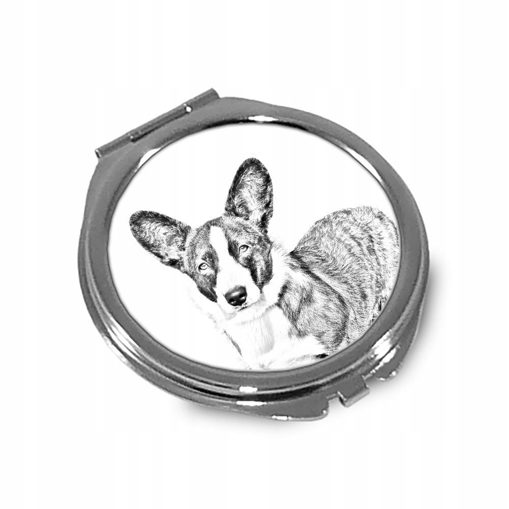 Cardigan Welsh Corgi Lusterko kieszonkowe składane