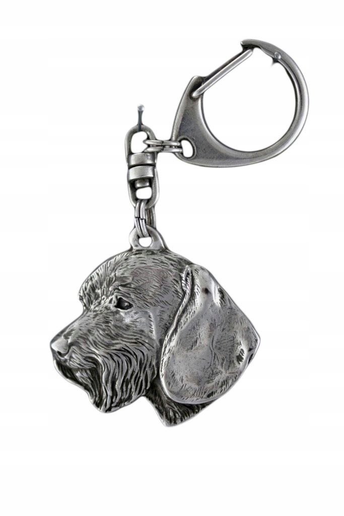 Jamnik Brelok do kluczy Breloczek posrebrzany