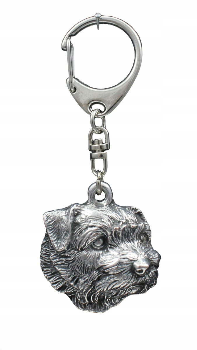 Norfolk Terrier Brelok Breloczek posrebrzany