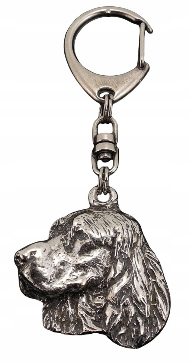 Springer Spaniel Brelok Breloczek posrebrzany
