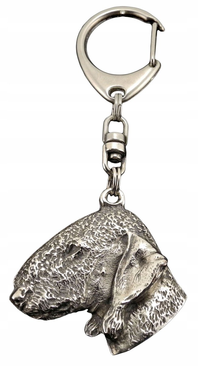 Bedlington Terrier Brelok Breloczek posrebrzany