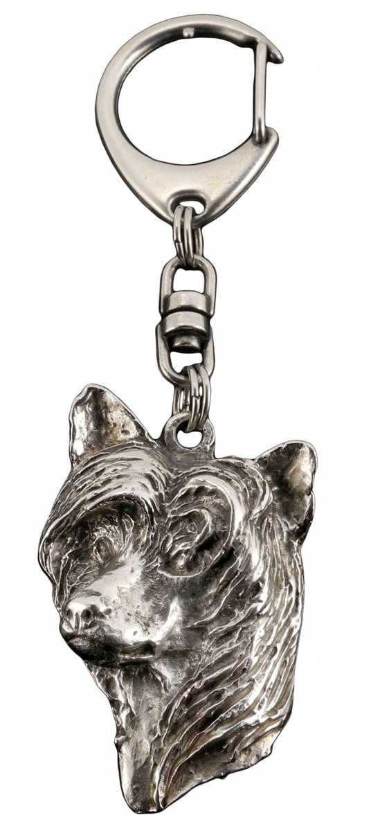 Grzywacz Chiński Brelok Breloczek posrebrzany