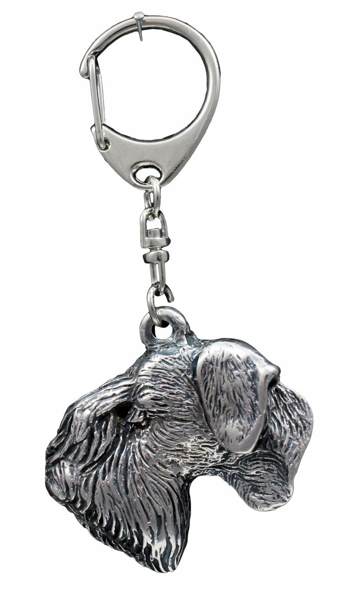 Terier Czeski Brelok Breloczek posrebrzany