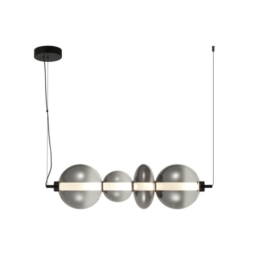 Sonte lampa wisząca 1xLED/36W czarna PND-24352-36W-BK-SG