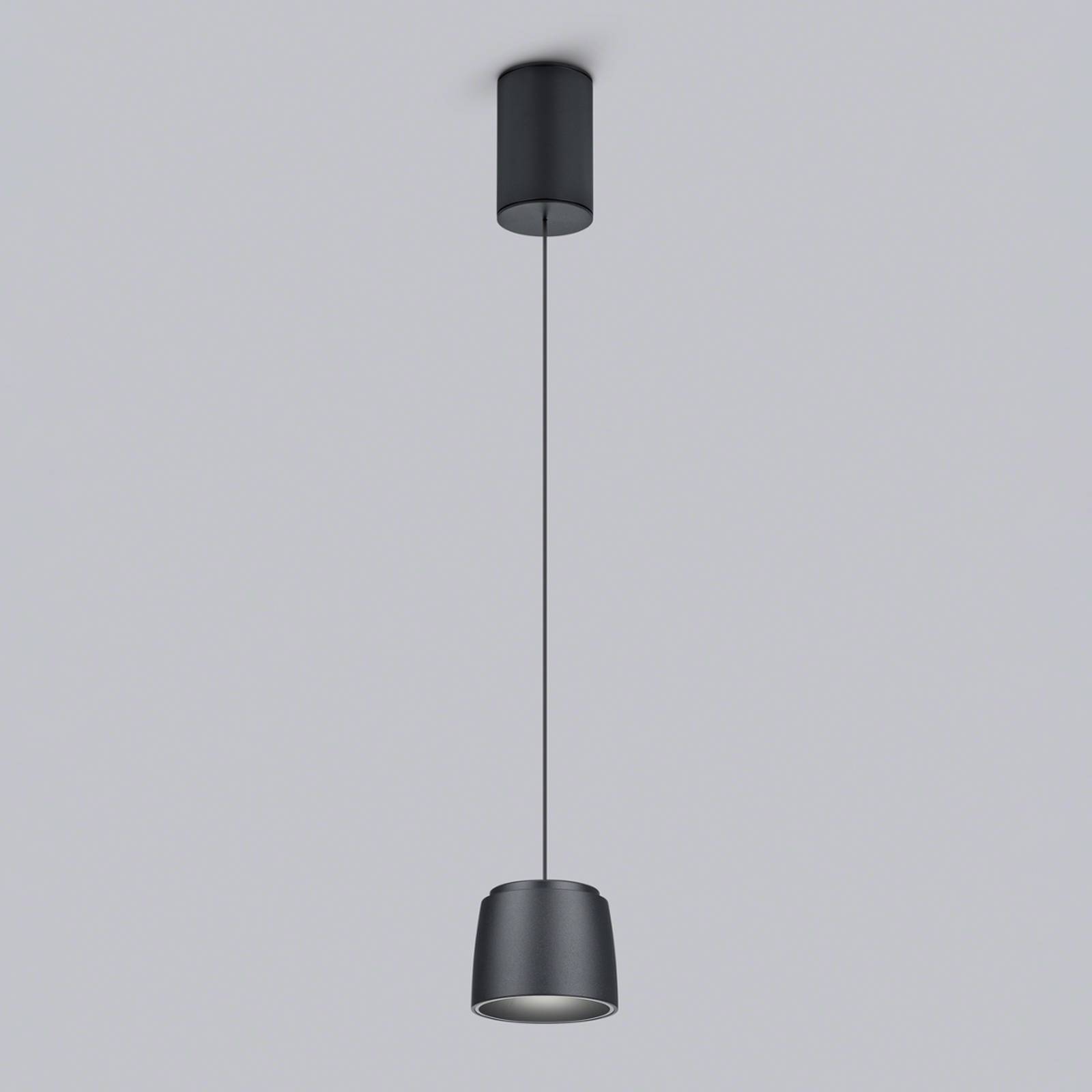 Helestra Ove żyrandol LED Ø9,5cm 927 czarny