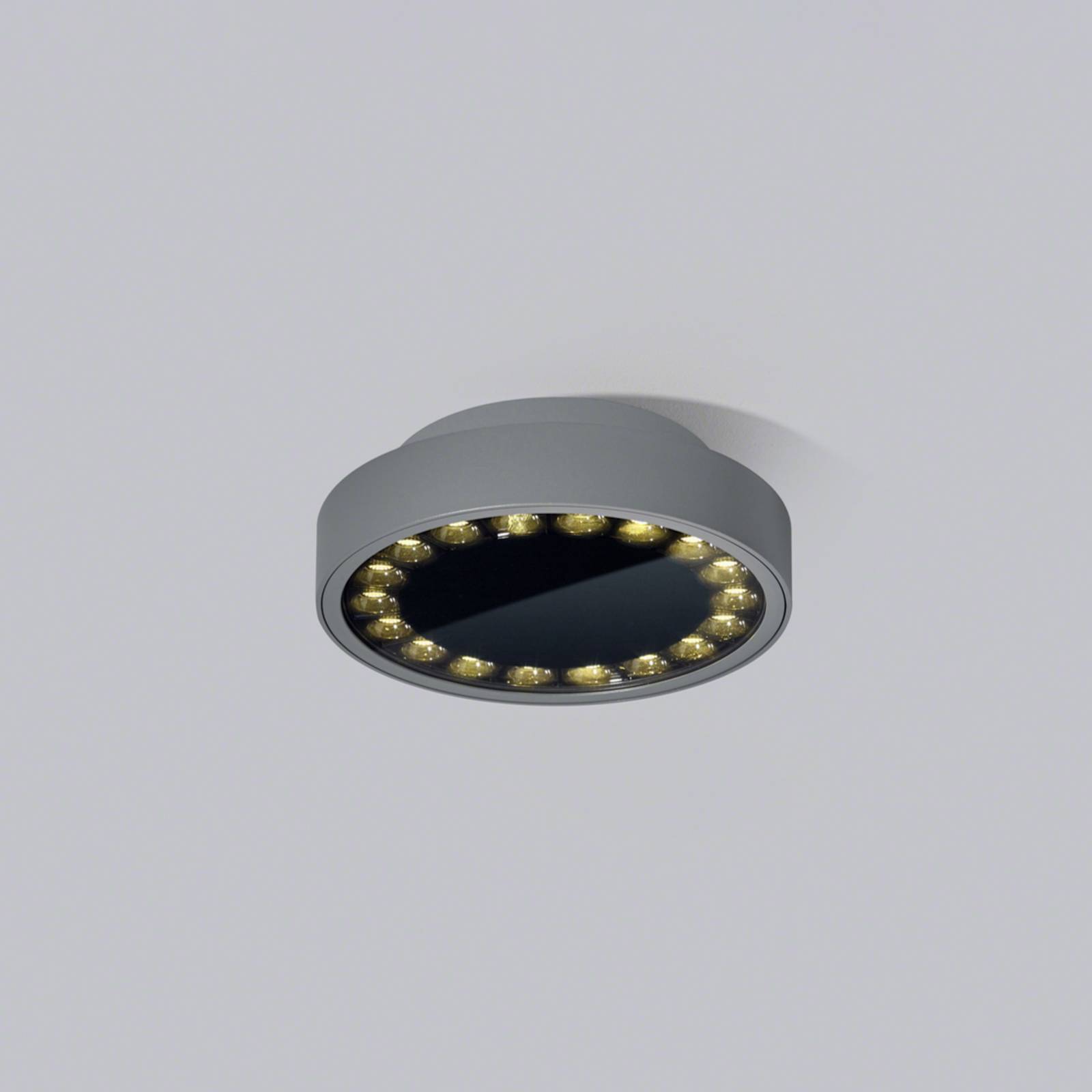 Helestra Say lampa sufitowa LED grafit Ø18,5cm