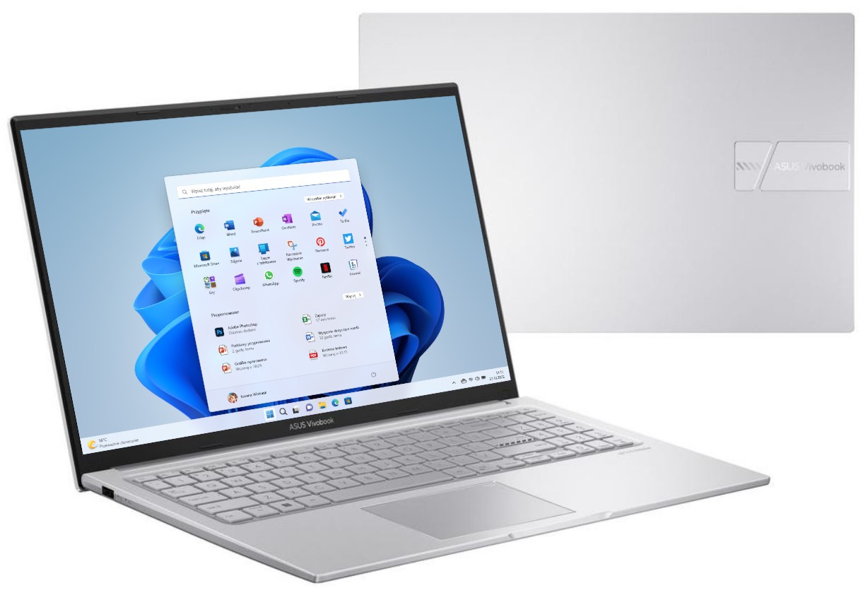 ASUS VivoBook 15 X1504ZA-BQ261W - i5-1235U | 15,6'' | 16GB | 512GB | Win11H | Srebrny