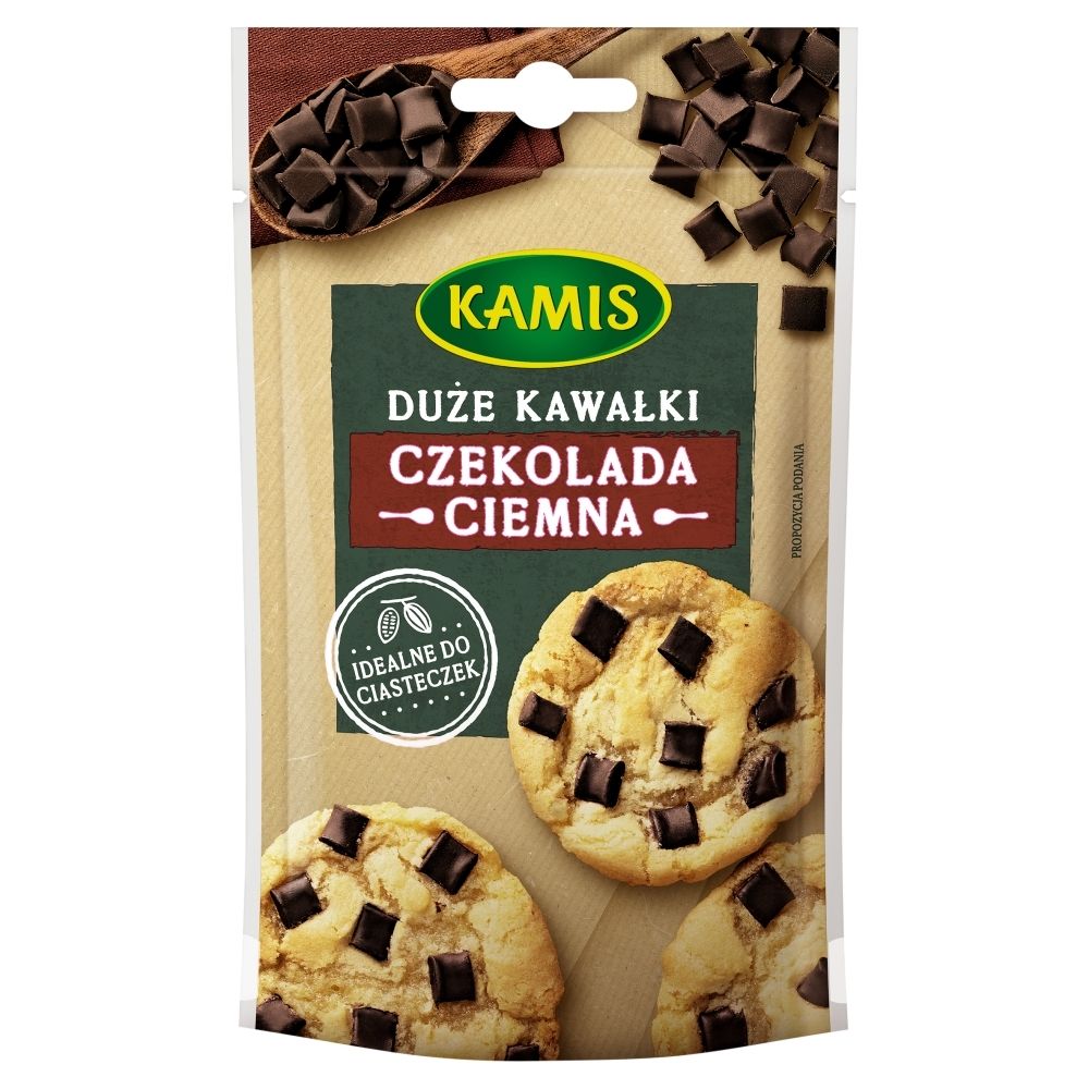 Kamis Kawałki ciemnej czekolady 100g