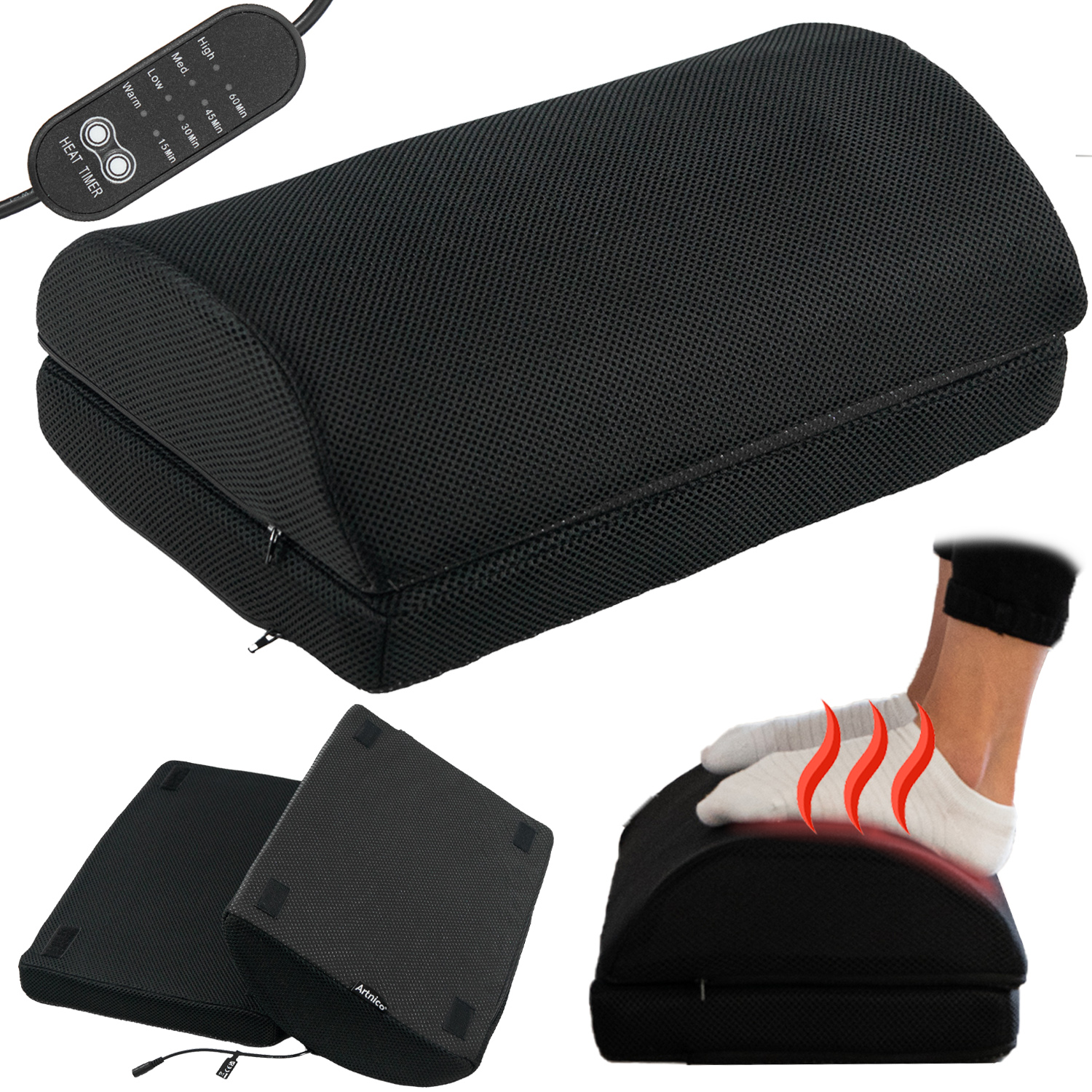 Podnóżek podgrzewany Artnico Mizo mesh