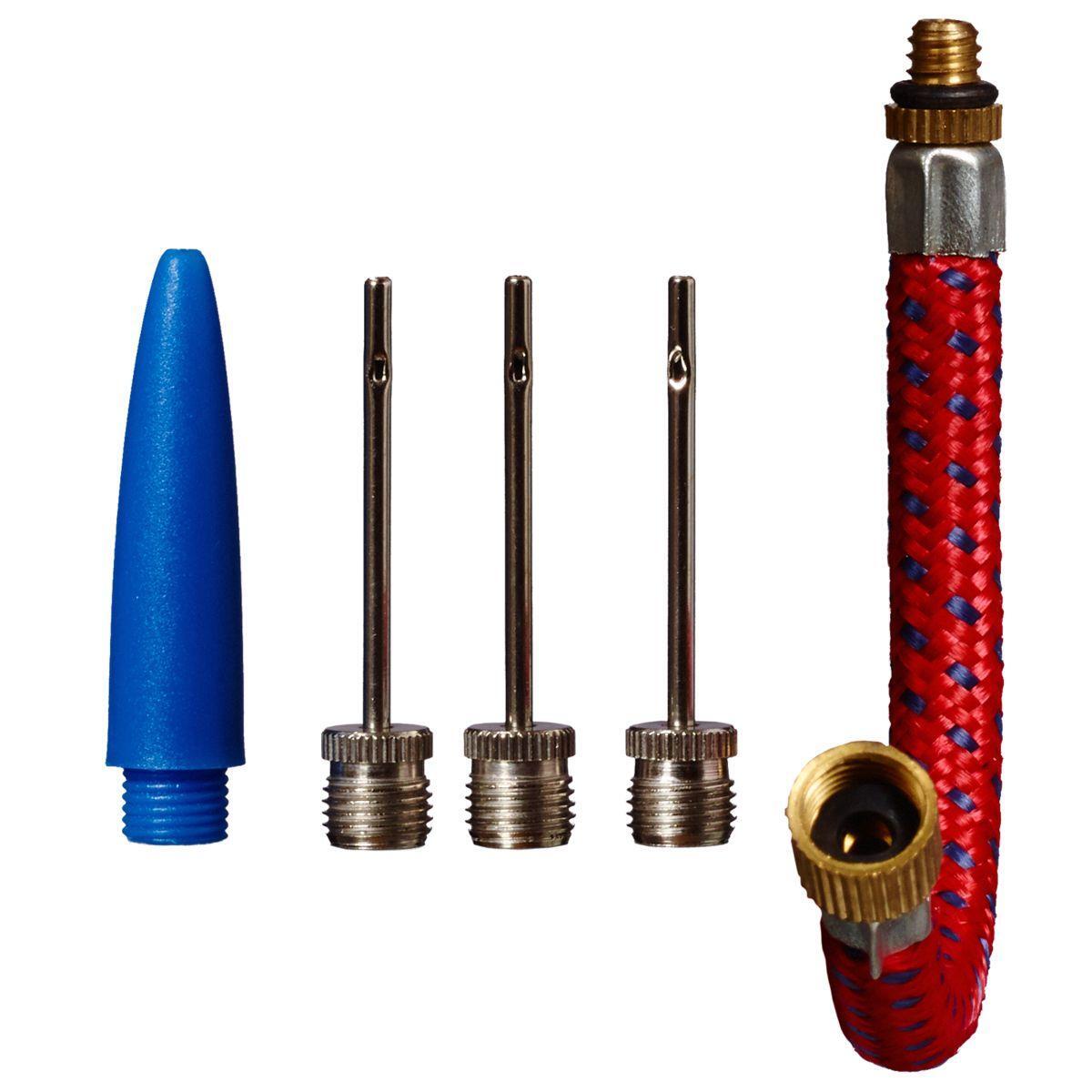 BEST Sport adapter do wentyli z 3 igieł czerwony 2059789