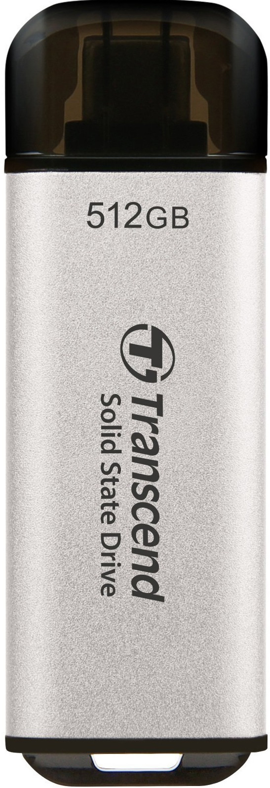 Dysk SSD Transcend ESD300 512GB USB 3.1 Gen 2 Type-C Silver (TS512GESD300S) Zewnętrzny