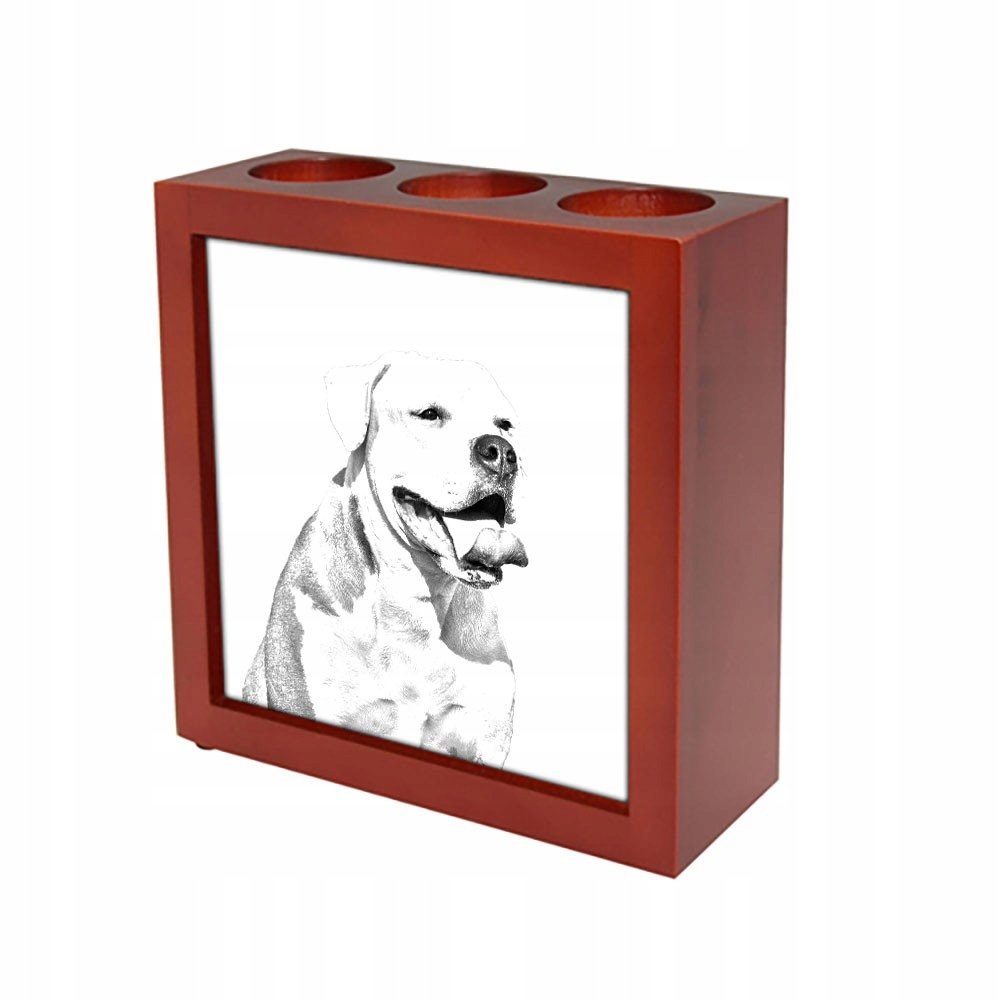 American Bulldog Stojak na długopisy, świecznik