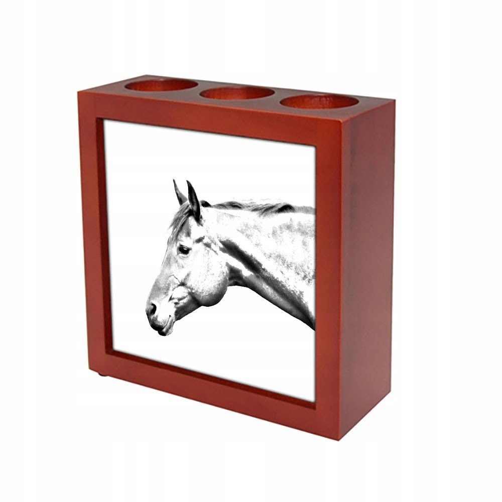 American Quarter Horse Stojak na długopisy, świece