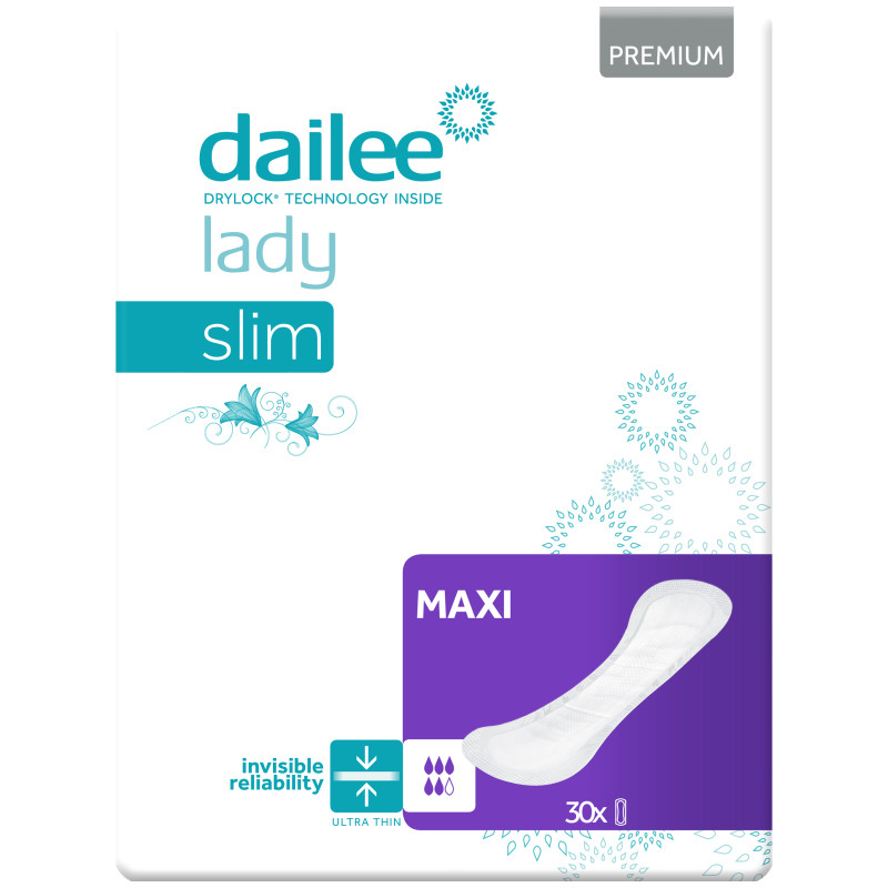 Dailee Lady Premium Maxi Wkładki Urologiczne 30 Sztuk
