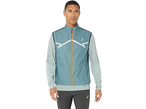 ASICS 2011C874-400 LITE-SHOW VEST kurtka męska FOGGY TEAL Rozmiar M