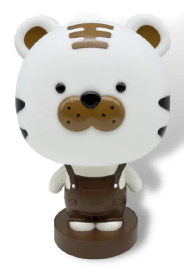 Brązowa lampka dekoracyjna dla dzieci tygrysek - 6X A364 R4-C67