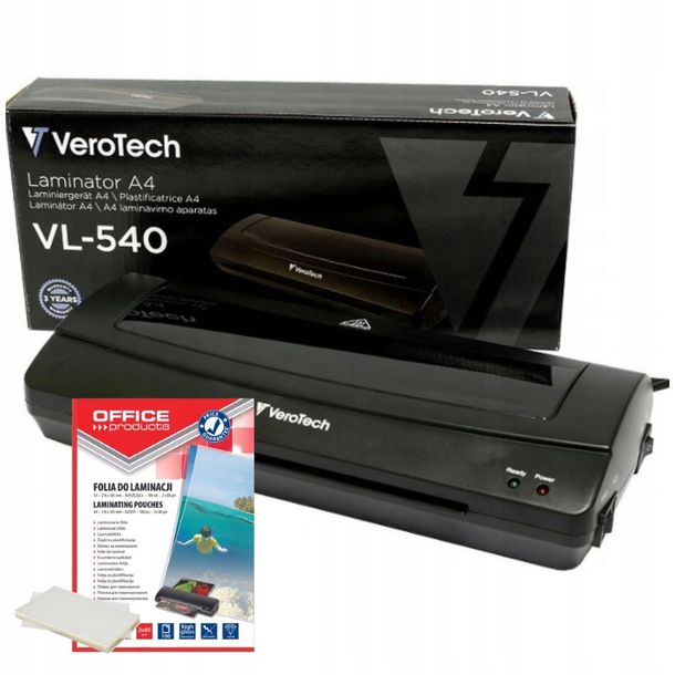 Laminator A4 Zestaw Laminarka 100 Folii Gratis!