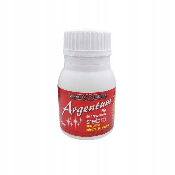 Płyn do czyszcz srebra złota miedzi 70ml Argentum