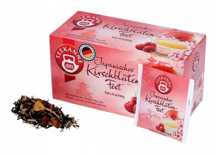 ﻿Herbata Biała Owocowa TEEKANNE Japońska Wiśnia