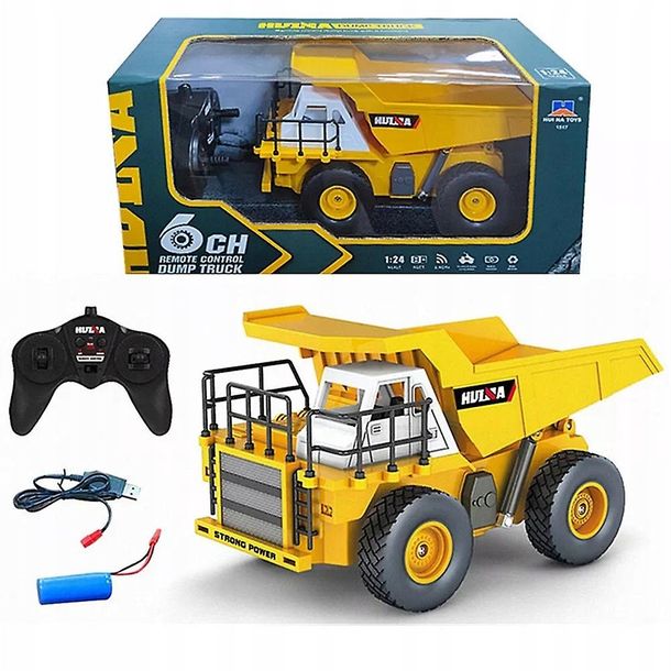 Wywrotka Zdlanie Sterowana 1:24 Cięzarówka Rc