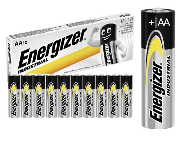 top 10x MOCNA BATERIA ENERGIZER INDUSTRIAL LR6 R6 AA