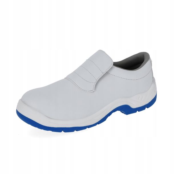 Buty robocze półbuty ochronne białe do spożywki r. 45