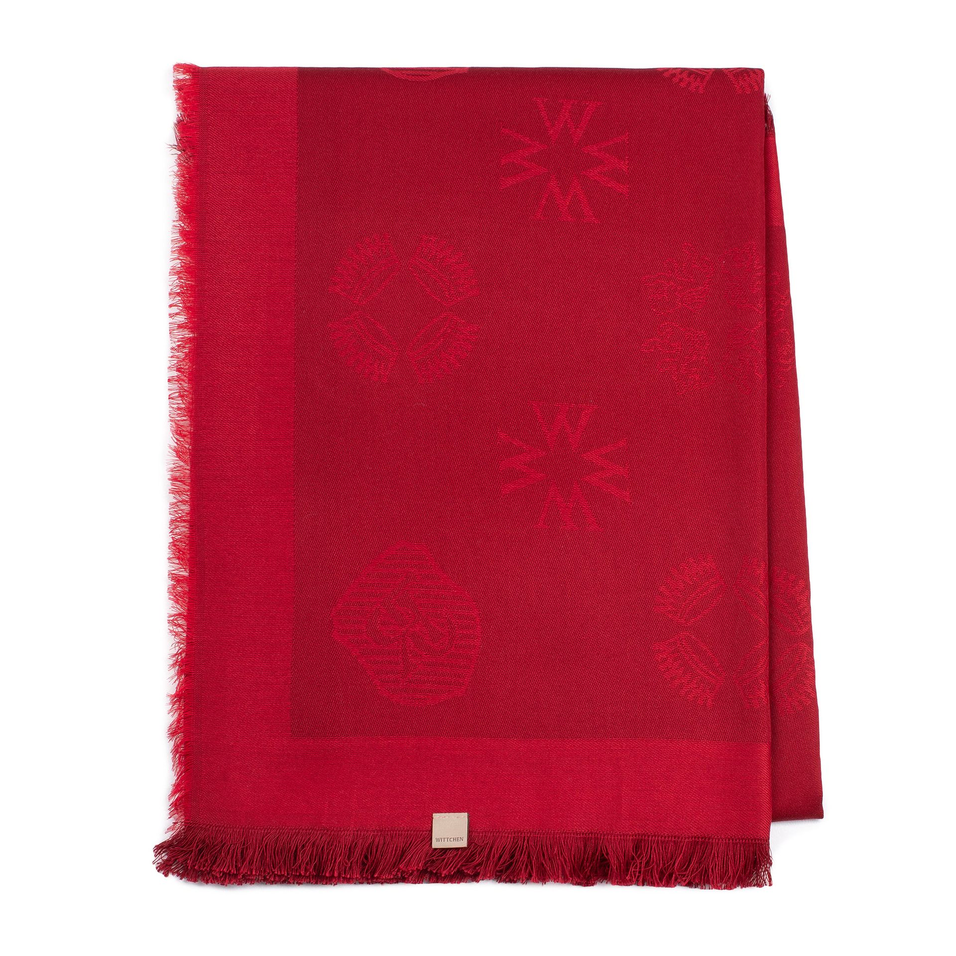 Damska chusta z bambusem tkana w monogram