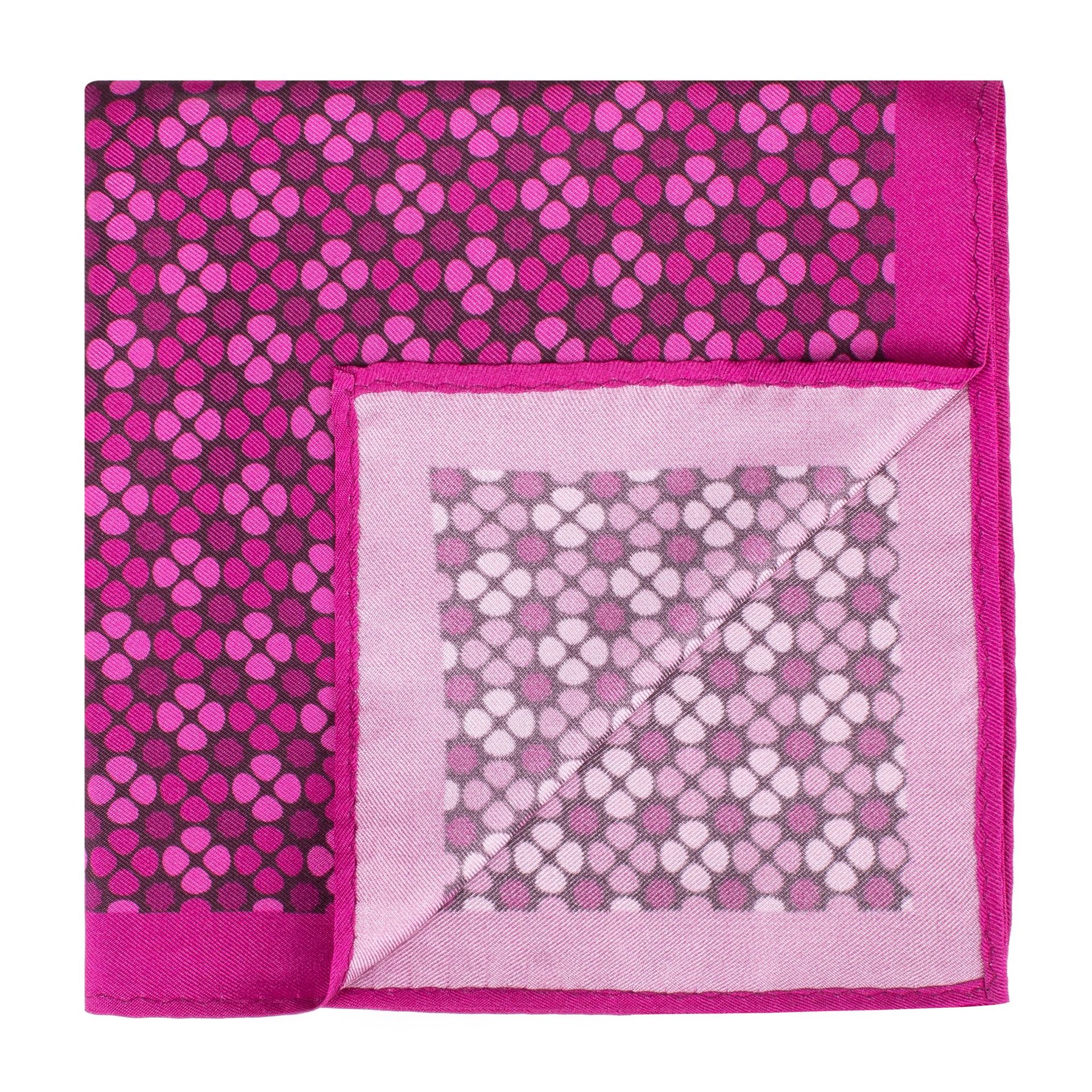 Poszetka z jedwabiu we wzory