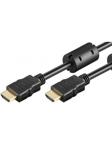 Zdjęcia - Kabel Goobay Przewód HDMI™ o dużej szybkości transmisji z Ethernetem , 10m, (ferrytowy)