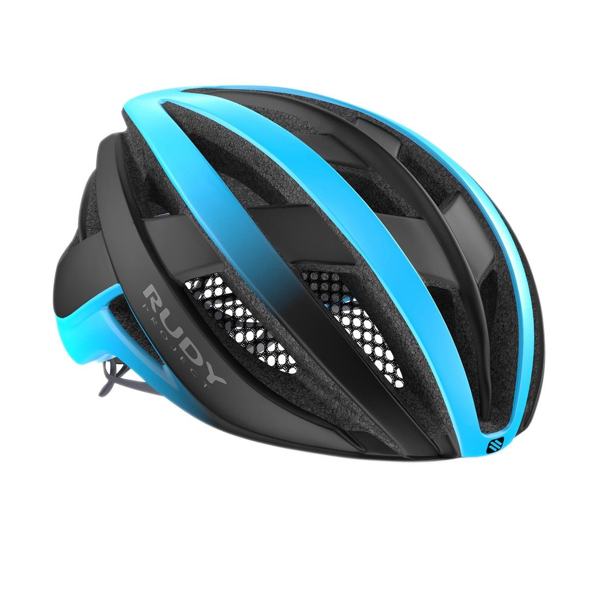 Kask rowerowy Rudy Project Venger Road czarno-niebieski HL660160