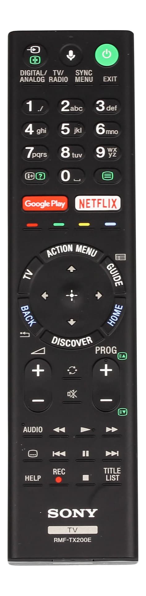 sony REMOTE COMMANDER RMF-TX200E)