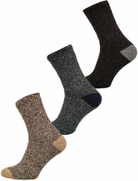 Grube zimowe termiczne skarpetki męskie multikolor Denley A8990-1-3P 3PACK