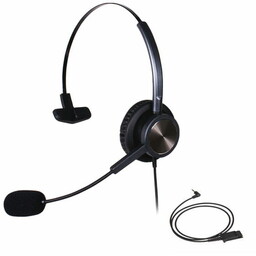 Słuchawki Platora Premium-M + kabel do telefonu DECT (jack 2.5 mm)