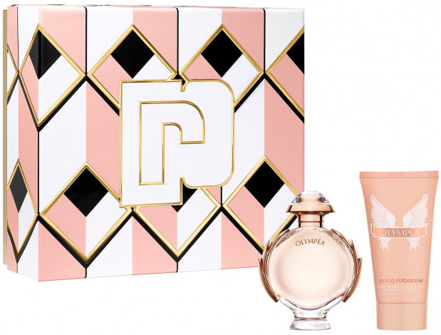 Zestaw Paco Rabanne Olympea Woda perfumowana 50 ml + Lotion do ciała 75 ml (3349668608287)