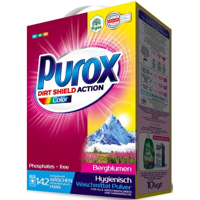 Purox Purox proszek do prania kolorów 10kg karton