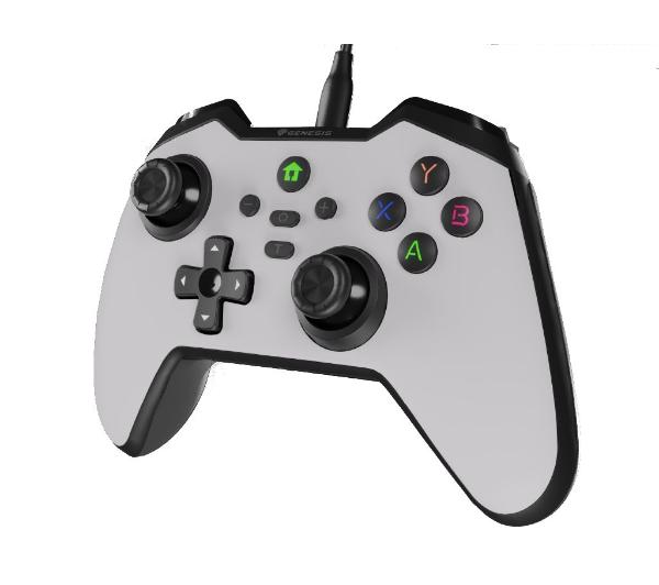 Genesis Mangan 300 do PC, Nintendo Switch, Android, Steam Deck, Asus Rog Ally Przewodowy Biały