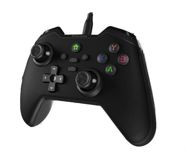 Genesis Mangan 300 do PC, Nintendo Switch, Android, Steam Deck, Asus Rog Ally Przewodowy Czarny