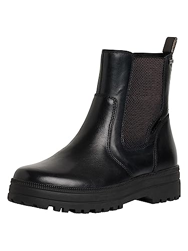 Tamaris Comfort Damskie 8-86421-41 skórzane Comfort Fit wymienna wkładka Duotex botki, Black Nappa, 36 EU, Czarna papka, 36 EU Weit