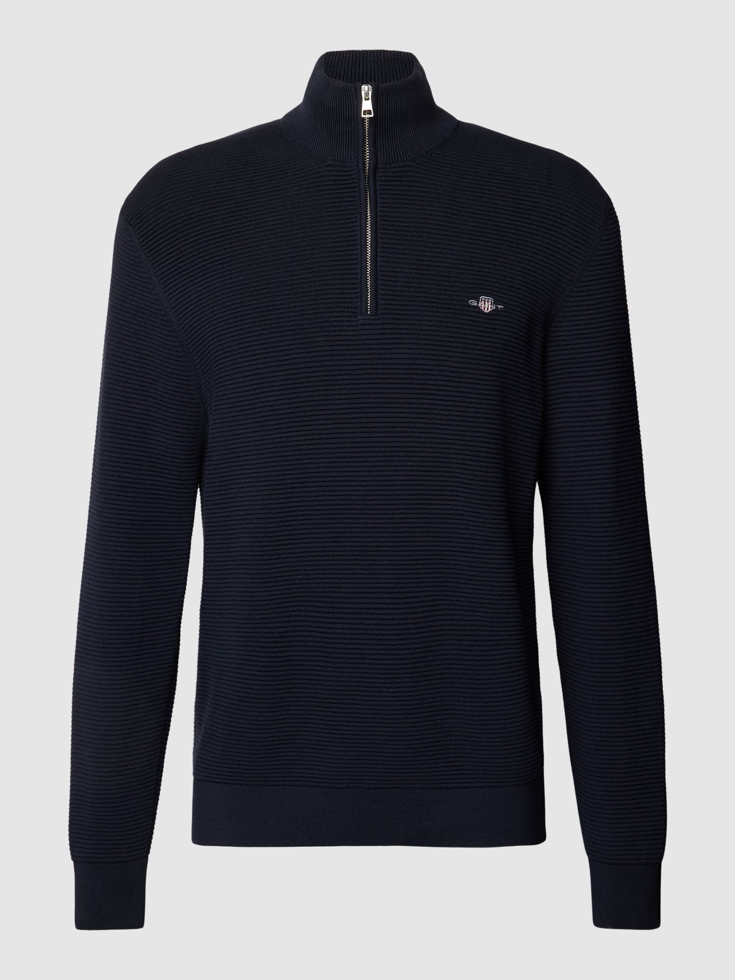 Sweter z dzianiny z fakturowanym wzorem