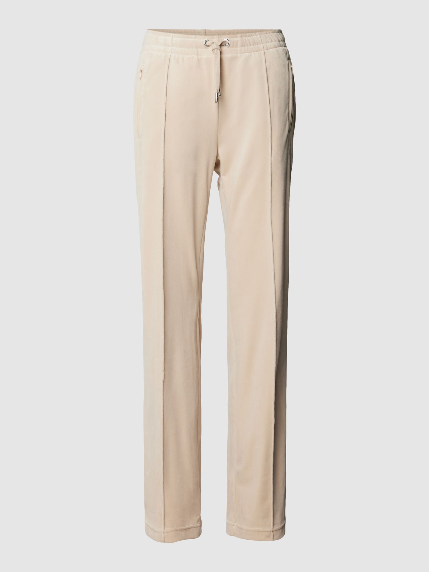 Spodnie typu track pants z przeszytym kantem model ‘TINA’