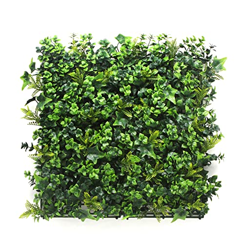 BONERVA | Pionowy ogród tropikalny | Sztuczna roślina do dekoracji ścian w pomieszczeniach i tarasach | opakowanie 4 sztuk 50 x 50 cm | Estetyczny design do dekoracji każdej strefy domu lub ogrodu