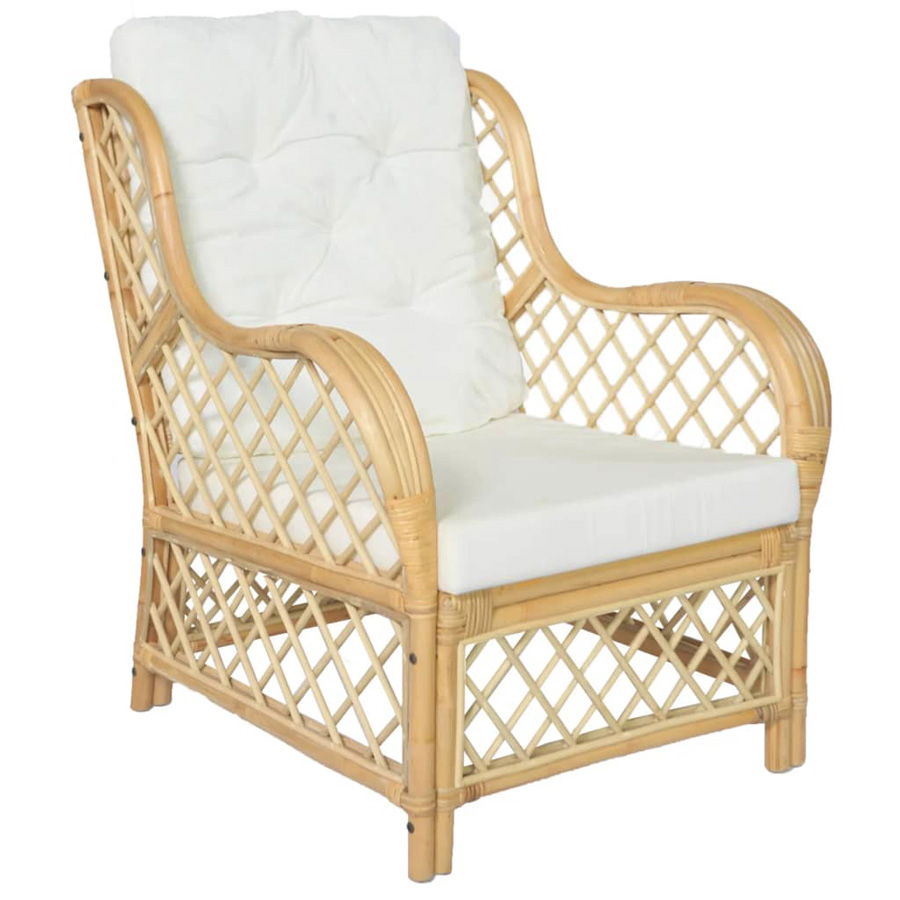 Fotel ogrodowy z prawdziwego rattanu W4-T71