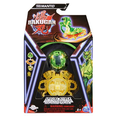Bakugan Special Attack Mantid Wirująca Figurka Akcji + Karty