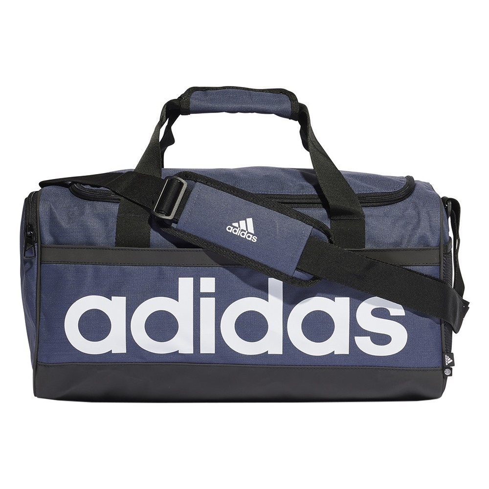 Torba adidas Essentials Linear Duffel Small granatowo-biała HR5353