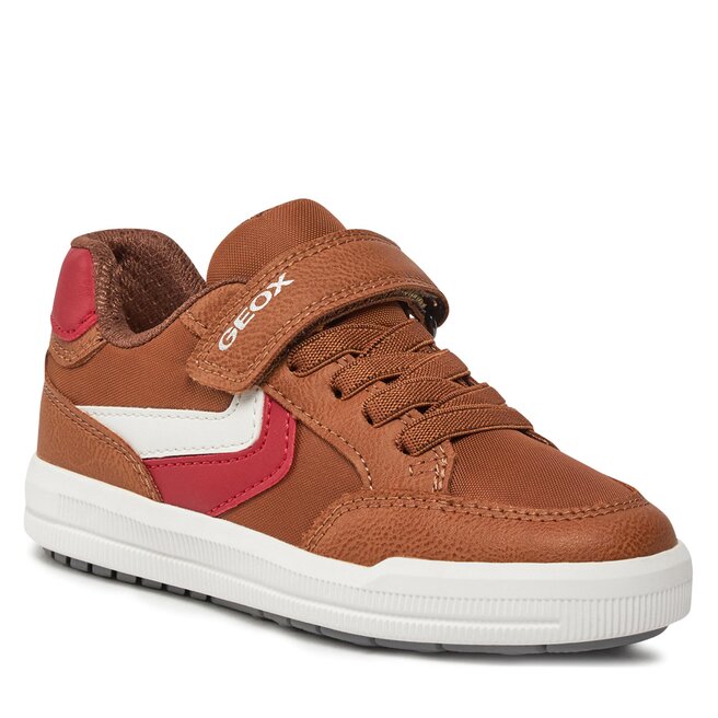 Sneakersy Geox J Arzach Boy J454AA 0FUME C0056 S Brown/Red