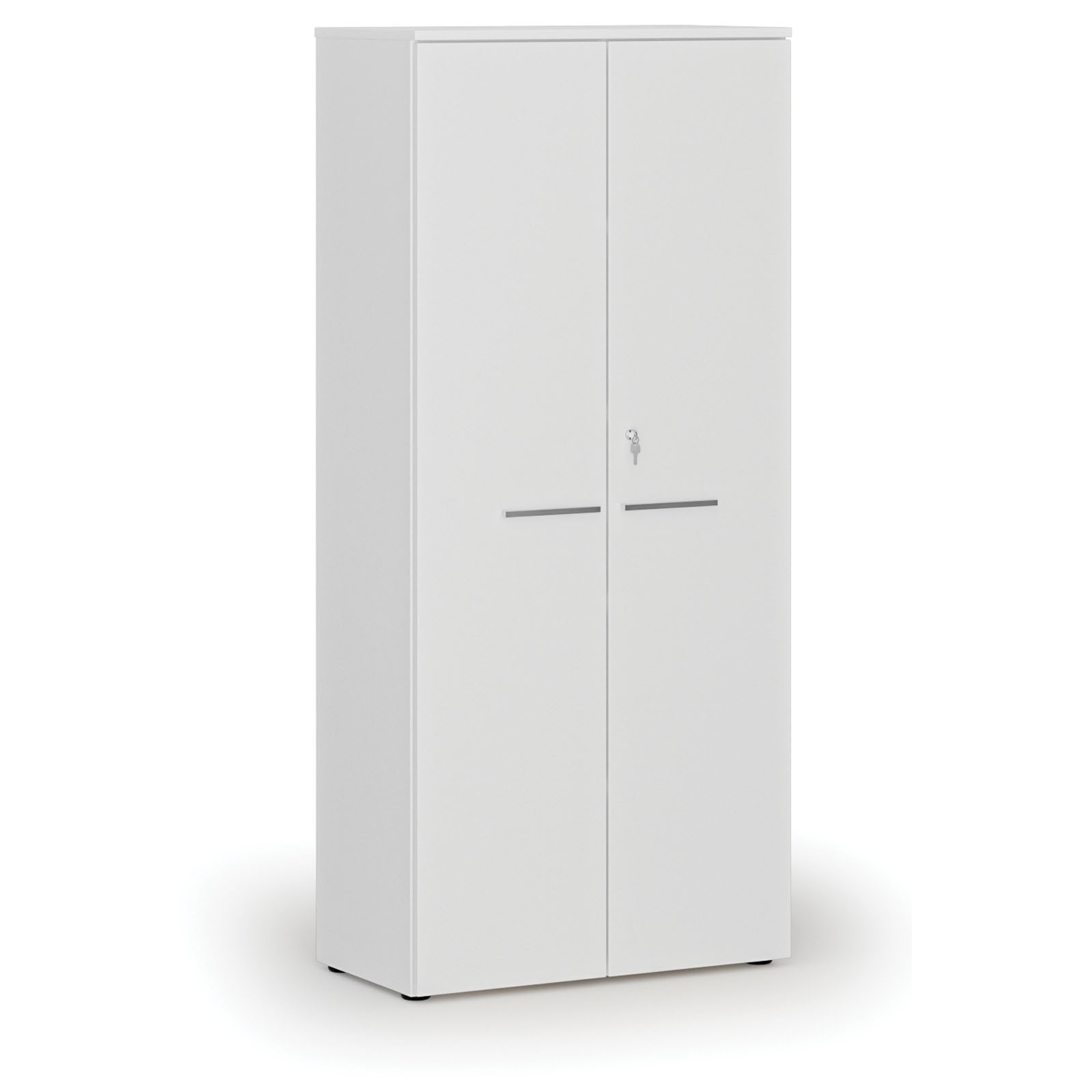 Szafa biurowa z drzwiami PRIMO WHITE, 1781 x 800 x 420 mm, biały