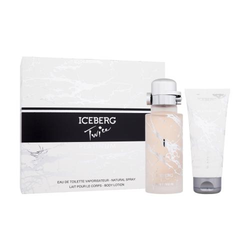 Iceberg Twice Platinum Zestaw woda toaletowa 125 ml + mleczko do ciała 100 ml